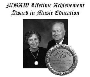 Lifetime Achievement Award in Music Education
