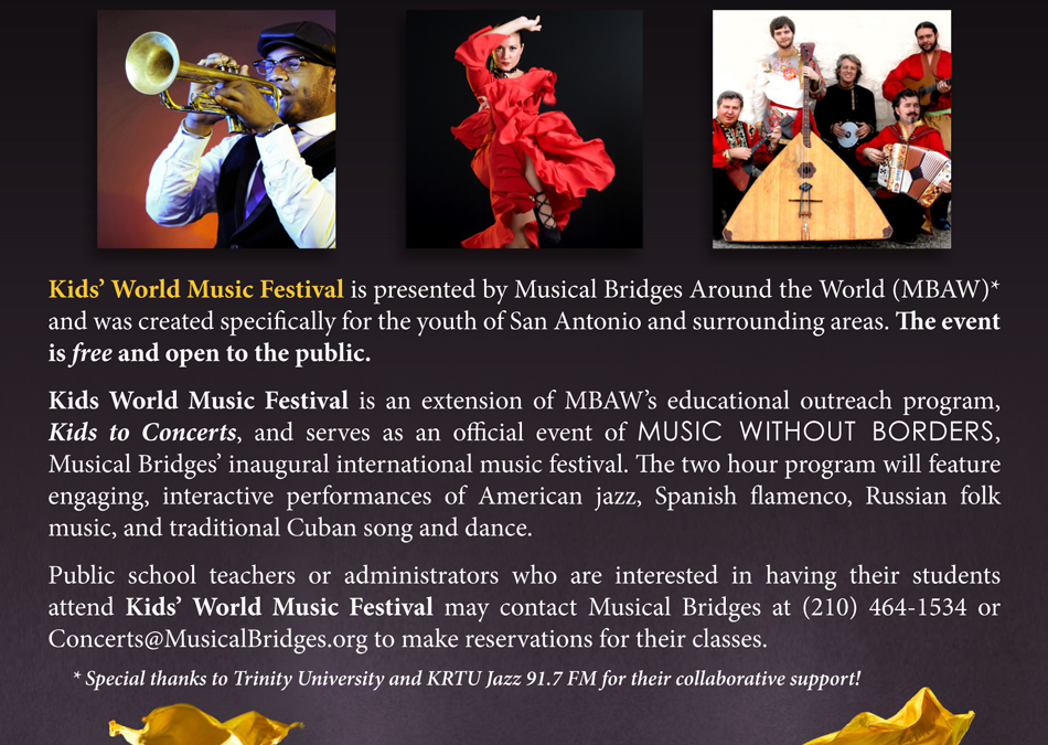 Music Without Borders “Kids’ World Music Festival”