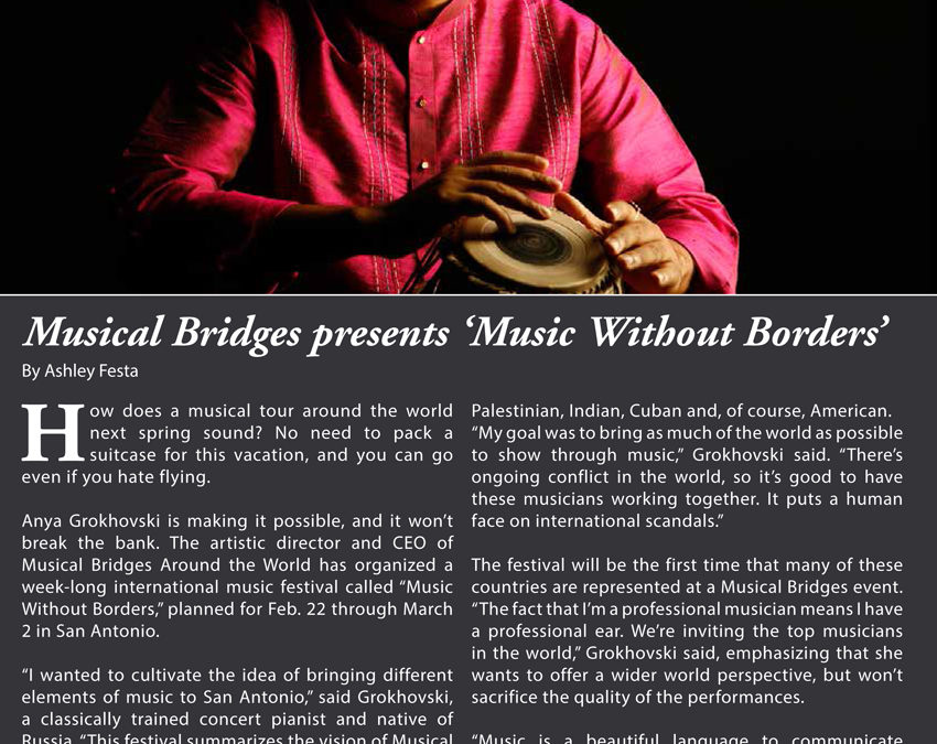 Musical Bridges presents “Music Without Borders”