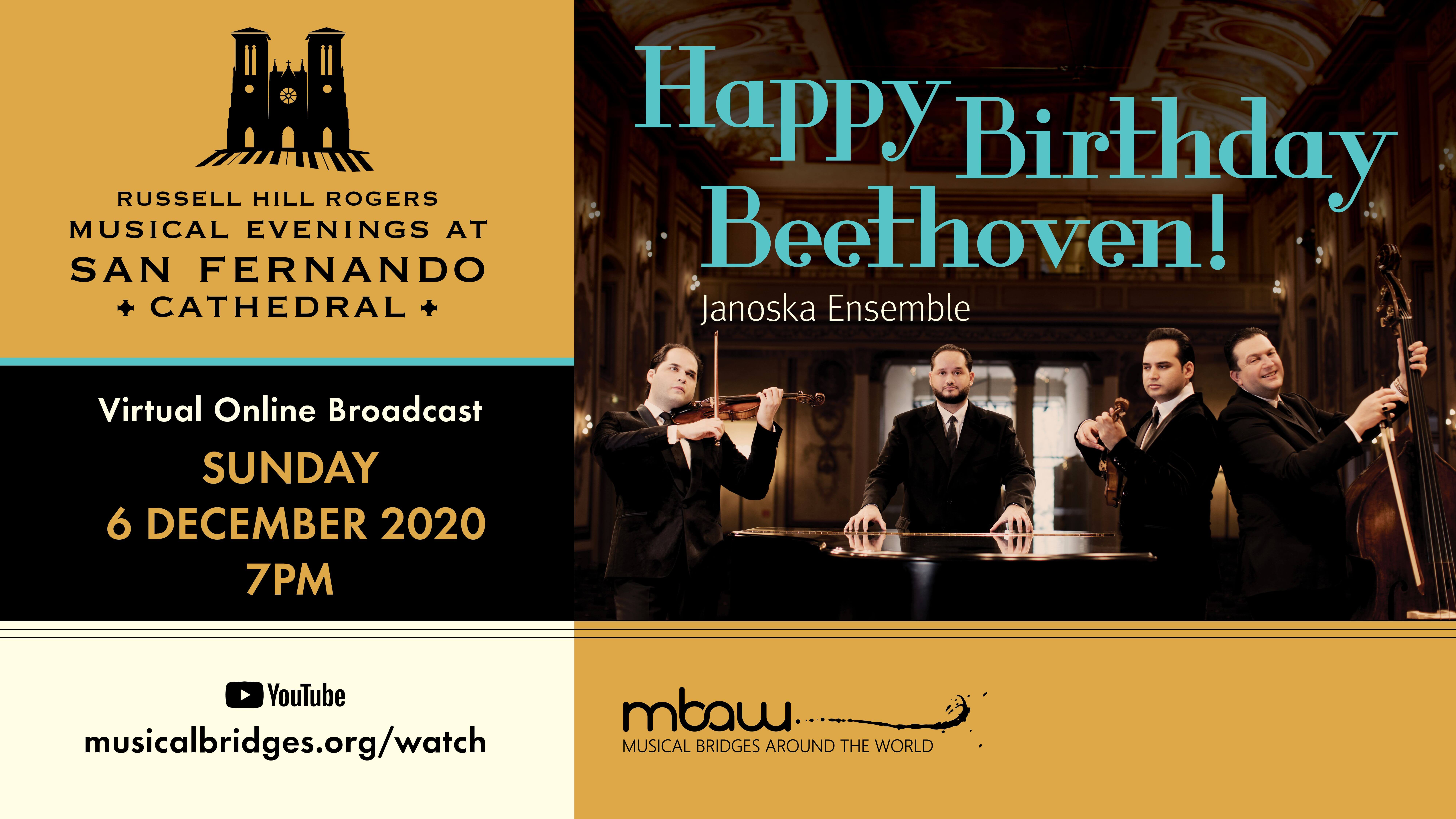 Happy Birthday Beethoven! | Musical Evenings at San Fernando Cathedral