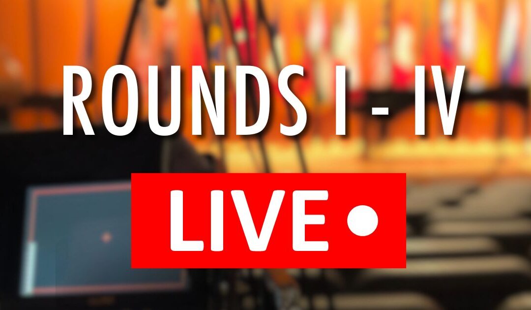 All Competition Rounds Broadcast Live!