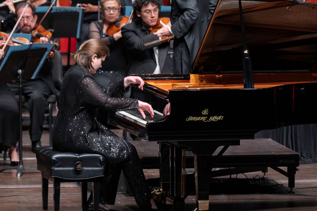 Tatiana Dorokhova of Russia performing during Round IV of The Gurwitz 2024 International Piano Competition
