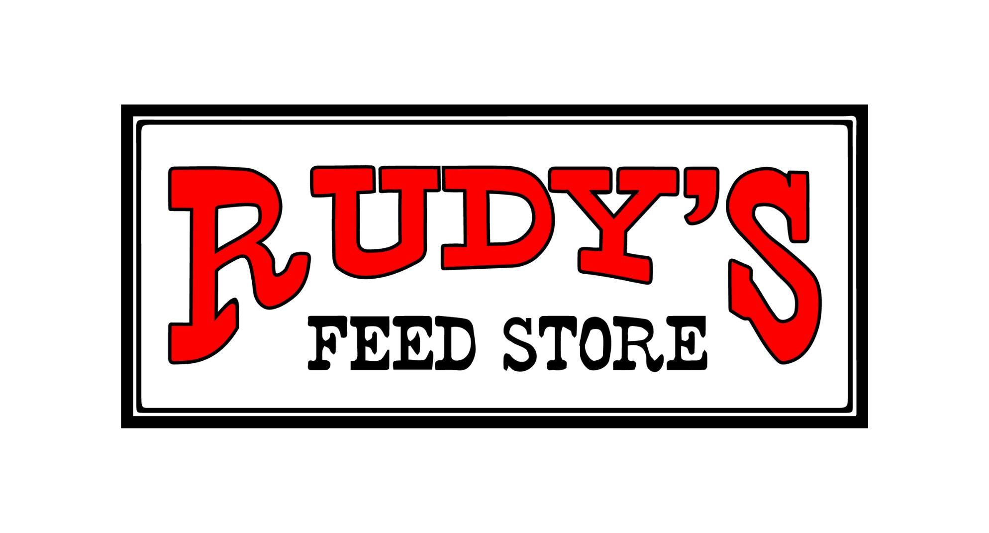 Rudy's Feed Store logo website